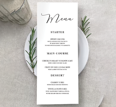 Restaurant Menu